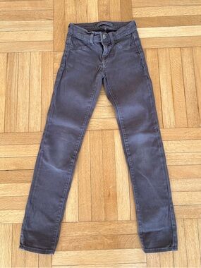 J Brand Kids Skinny Jeans in Charcoal Gray